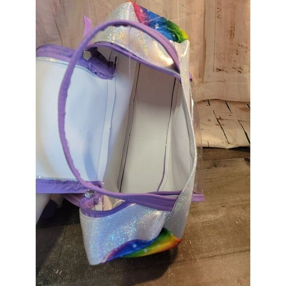 Unicorn plush bag brush toy figure stuffed animal set - Picture 6 of 8